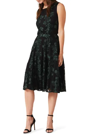 Phase Eight Womens Ariana Clipped Jacquard Dress - - Size 8 UK