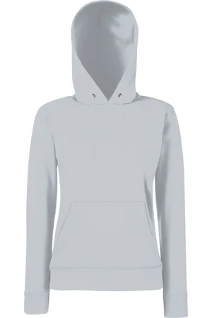 Fruit Of The Loom Womens Ladies Lady Fit Hooded Sweatshirt / Hoodie - Viscose - Size Large