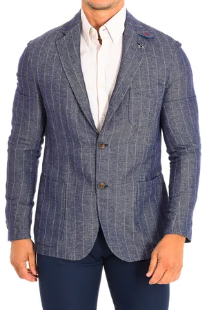 La Martina Mens Regular fit long-sleeved blazer TMJ003-TL124 man - - Size EU 50