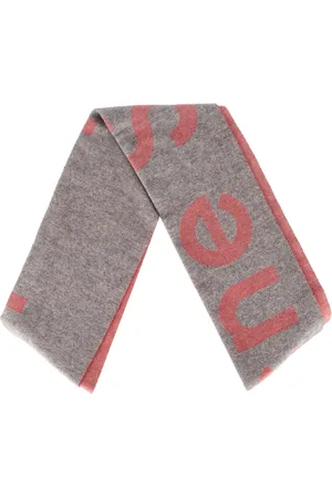 Acne Studios Pre-owned Womens Logo Scarf in Pink and Wool - One Size