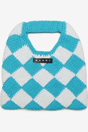 Marni Girls Diamond Crochet Bag in (25cm) - One Size