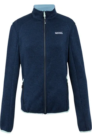 Regatta Womens/Ladies Newhill II Full Zip Fleece Jacket (Navy/Icy Morn) - - Size 14 UK