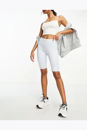 The North Face Womens Training Flex high waist legging shorts in pale blue - - Size X-Small