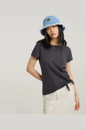 G-Star Womens G-Star RAW Regular Knotted Top - Cotton - Size X-Small