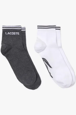 Lacoste Unisex 2 Pack of Low Sport Socks in - Size UK 6-8
