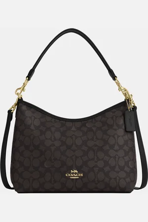 Coach Womens Laurel Shoulder Bag in Signature Canvas - - One Size