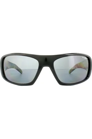 Arnette Mens Sunglasses Hot Shot 4182 214981 Polished Graphics Inside Grey Polarized - One Size