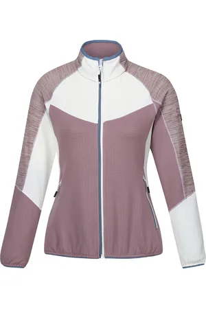 Regatta Womens/Ladies Hepley II Full Zip Fleece Jacket (Heather/White) - - Size 18 UK