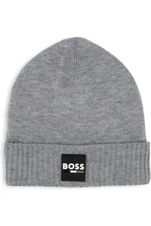 HUGO BOSS Mens Hugo Boys Beanie Chine - Size Large