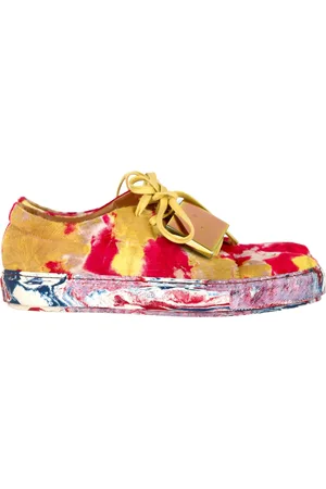 Acne Studios Pre-owned Womens Adriana Printed Sneakers in Multicolor Pony Hair - - Size EU 39