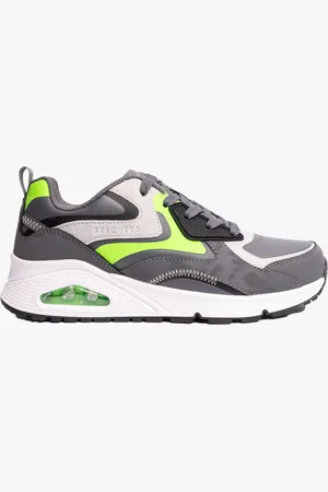 Skechers 403647L/CCLM UNO GEN1 - COLOR SURGE Boys Casual Shoes Chrcl/Lime - - Size UK 3.5