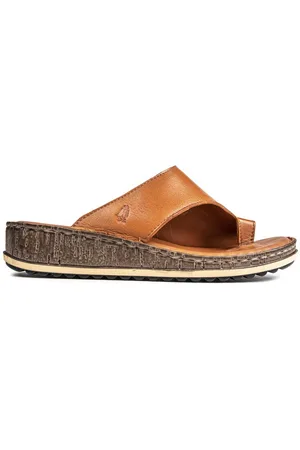 Hush Puppies Elissa Toepost Sandal Womens - Leather - Size UK 4