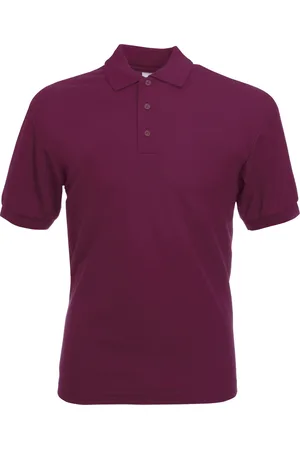 Fruit Of The Loom Mens 65/35 Pique Short Sleeve Polo Shirt - - Size X-Large
