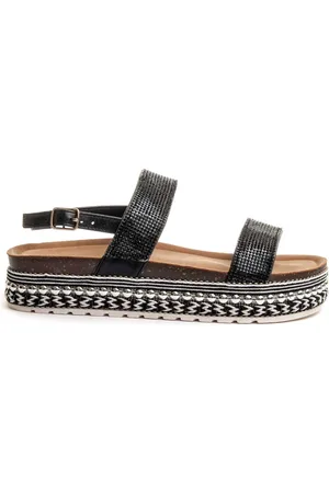 Montevita Womens Platform sandal in Leather - Size UK 4