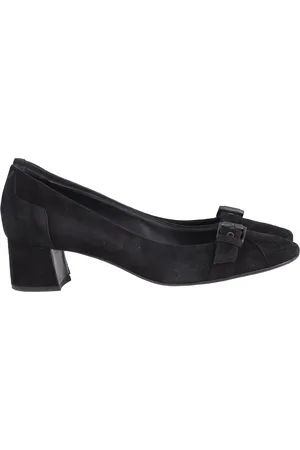 Bottega Veneta Pre-owned Womens Buckle-Toe 45mm Pumps in Suede - Size EU 41