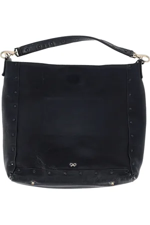 Anya Hindmarch Pre-owned Womens Studded Hobo Bag in Navy Blue Leather Leather (archived) - One Size