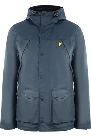Lyle & Scott Mens Micro Fleece Lined Navy Jacket - Size Small