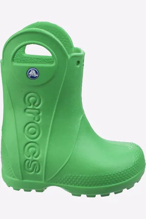 Crocs Childrens Unisex Handle It Rain Boot WATERPROOF Junior - - Size UK 2 Infant