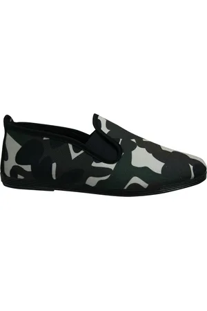 Flossy Unisex Style Bruno Mens Camo Plimsolls - Textile - Size UK 2.5