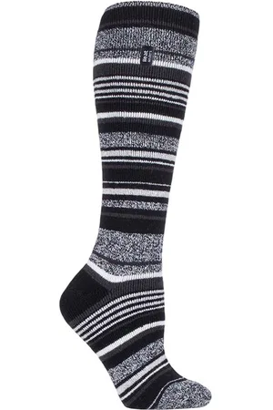 Heat Holders Womens LITE - Ladies Thin Extra Long Thermal Socks - Nylon - Size UK 4-6.5