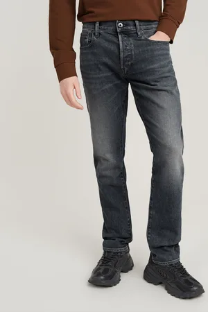 G-Star Mens G-Star RAW 3301 Slim Jeans - Leather - Size 32W/32L