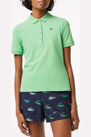 Lacoste Womens Slim Fit Ultra Dry Stretch Golf Polo Shirt in - Size 8 UK