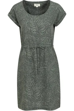 Mountain Warehouse Womens/Ladies Mykonos Tropical Leaves Midi Dress - Size 14 UK