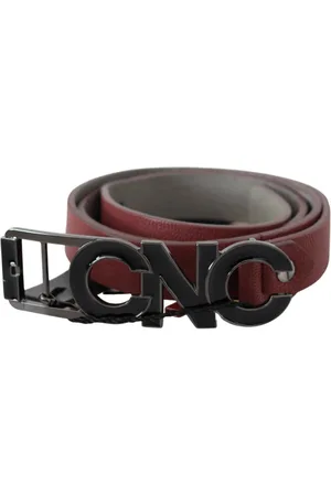 Costume National Womens 100% Authentic CNC Leather Fashion Belt - - Size 100 cm