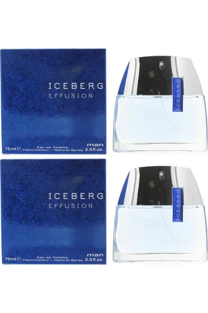 Iceberg Mens Effusion Man Eau De Toilette 75ml x 2 - One Size