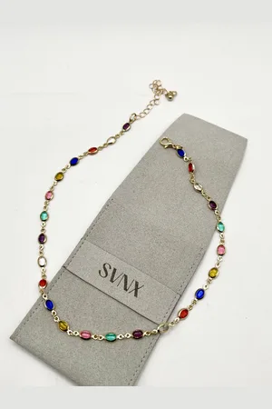 SVNX Womens Oval Chain Necklace - One Size