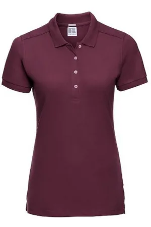 Russell Athletic Womens/Ladies Stretch Short Sleeve Polo Shirt - Size Large