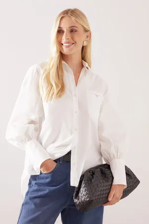 wallis Womens Petite Cotton Pocket Detail Shirt - - Size 16 UK