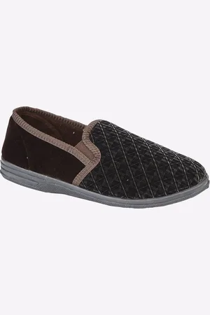 Zedzzz Kevin Twin Gusset Slippers Mens - - Size UK 9