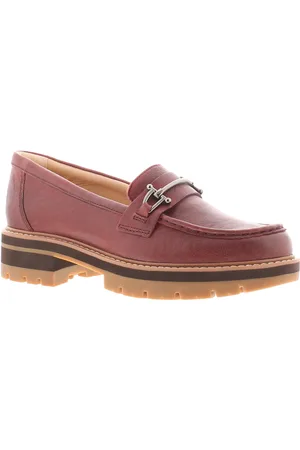 Clarks Womens Heels Orianna Bit Leather Slip On - Size UK 5.5