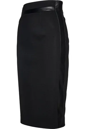 Conquista Womens Pencil Skirt with Leather Detail - Size EU 44 (Womens)