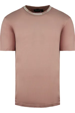 Nicce London Crew Neck Short Sleeve Mens Eto Plain T-Shirt 211 1 09 08 0339 Cotton - Size Large