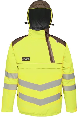 Regatta Tactical Threads Mens Hi Vis Waterproof Workwear Jacket - Fleece - Size 2XL
