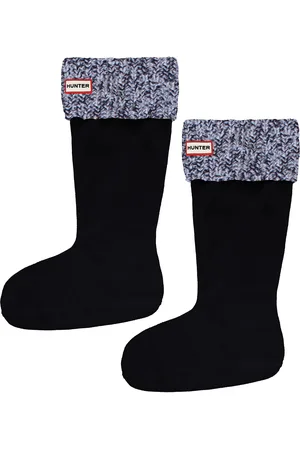 Hunter Block Stripe Tall Womens Sock Boot - Size UK 6-8