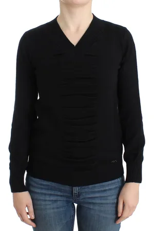 Costume National Womens Classic V-Neck Sweater - - Size X-Small