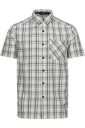 Regatta Mens Mindano VIII Patterned Short-Sleeved Shirt (Agave Green/Ash) - - Size Large