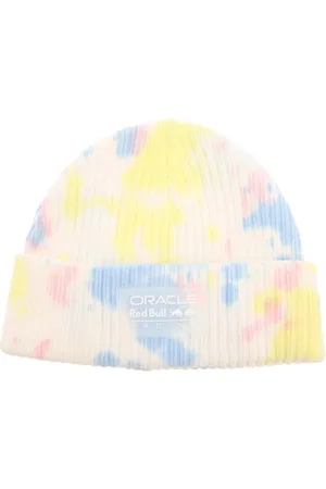 New Era Mens Accessories Red Bull Racing Tie Dye Short Cuff Beanie in Cotton - Size Medium/Large