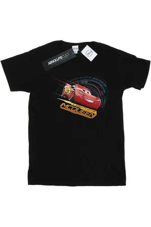 Disney Womens/Ladies Cars Lightning McQueen Cotton Boyfriend T-Shirt - Size 2XL