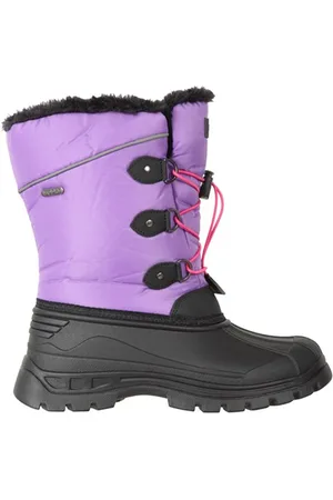 Mountain Warehouse Childrens Unisex Childrens/Kids Whistler Adaptive Snow Boots (Dark ) - Size UK 4 Infant