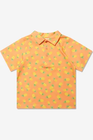 Rachel Riley Boys Pineapple Polo Shirt in - Size 2Y