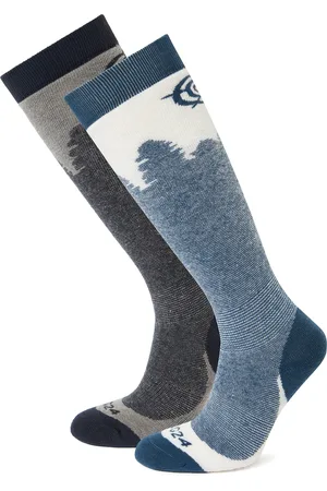 Tog 24 Aprica 2 Pack Womens Ski Sock Dark Indigo/Jewel Wool - Size Small