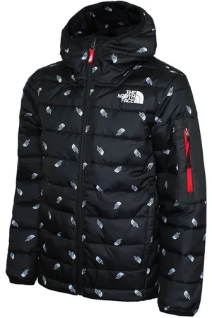 The North Face Junior Boys Padded Jacket II / TNF Tossed Logo Print - Size Large