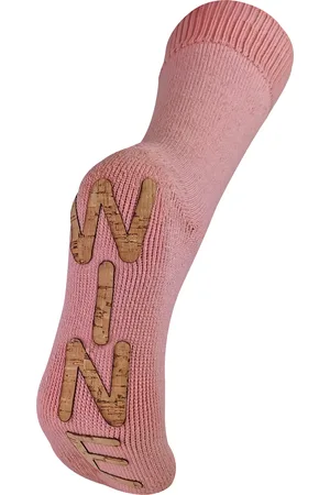 Sock Snob Womens Ladies Thick Thermal Fleece Lined Novelty Wine Soft Slipper Socks - - Size UK 4-6.5