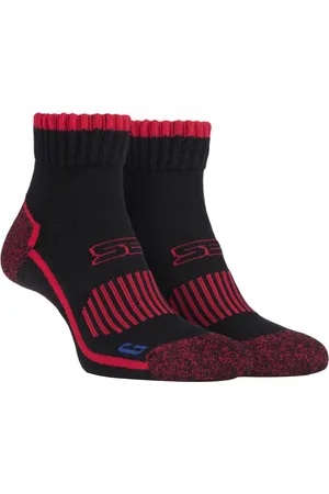 Storm Bloc Mens Cotton Rich High Ankle Length Hiking Trekking Socks - - Size UK 6.5-8