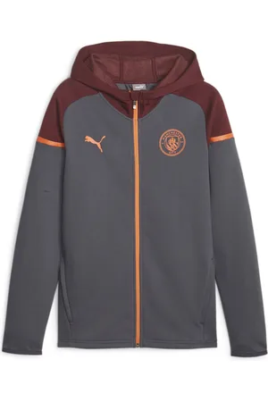 PUMA Mens Manchester City Football Casual Hooded Jacket - - Size Medium