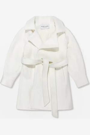 Mama Luma Girls Long Coat in - Size 9-10Y